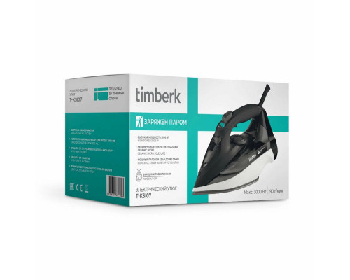 Утюг TIMBERK T-KSI07 черный Утюг TIMBERK T-KSI07 черный