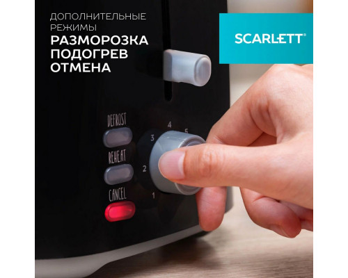 Тостер SCARLETT SC-TM11068 черный Тостер SCARLETT SC-TM11068 черный