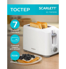 Тостер SCARLETT SC-TM11019 белый
