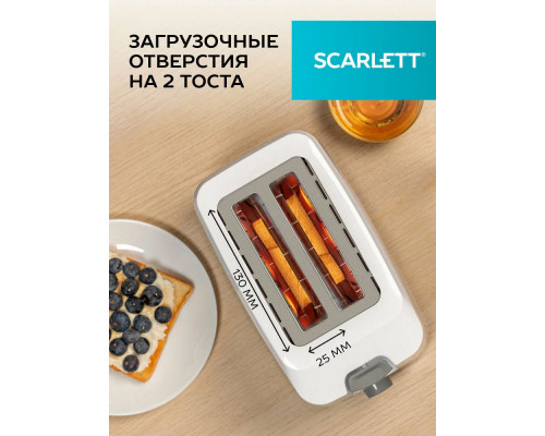 Тостер SCARLETT SC-TM11019 белый
