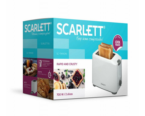 Тостер SCARLETT SC-TM11019 белый
