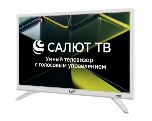 Телевизор LEFF 24H691T белый