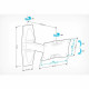 Кронштейн HOLDER LCDS-5063 белый