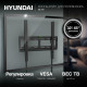Кронштейн HYUNDAI GL-T2 черный
