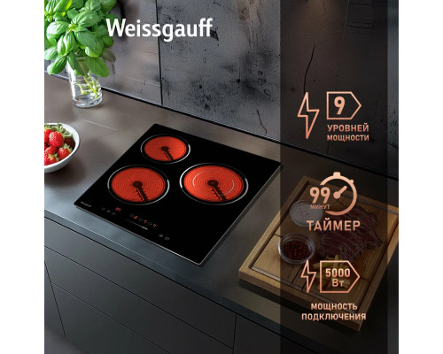 Варочная поверхность Weissgauff HV 431 B черный Варочная поверхность Weissgauff HV 431 B черный