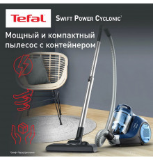 Пылесос TEFAL TW2971EA синий/черный