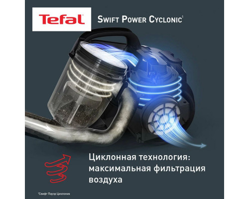 Пылесос TEFAL TW2971EA синий/черный