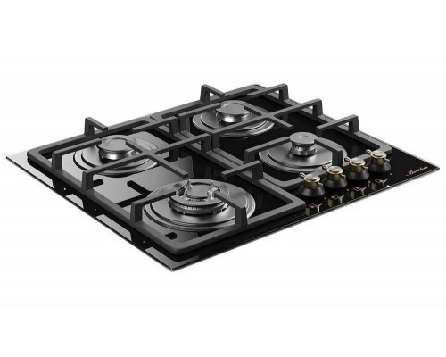 Варочная поверхность MONSHER MGG 67 RN Bronze черный/бронзовый
