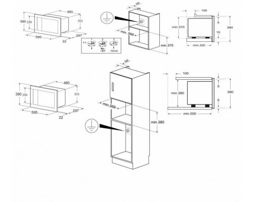 Встраиваемая микроволновая печь Kuppersberg HMW 655 X Встраиваемая микроволновая печь Kuppersberg HMW 655 X