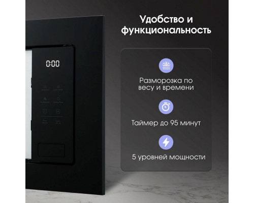 Встраиваемая микроволновая печь Zigmund & Shtain BMO 26 B