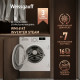 Встраиваемая стиральная машина Weissgauff WMI 6147 Inverter Steam белый