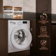 Встраиваемая стиральная машина Weissgauff WMI 6147 Inverter Steam белый