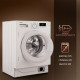 Встраиваемая стиральная машина Weissgauff WMI 6147 Inverter Steam белый
