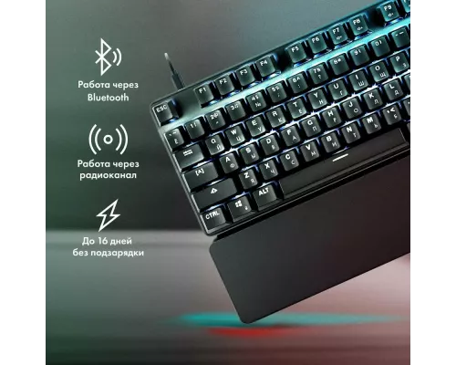 Клавиатура GMNG GG-KB785XW черный/серый