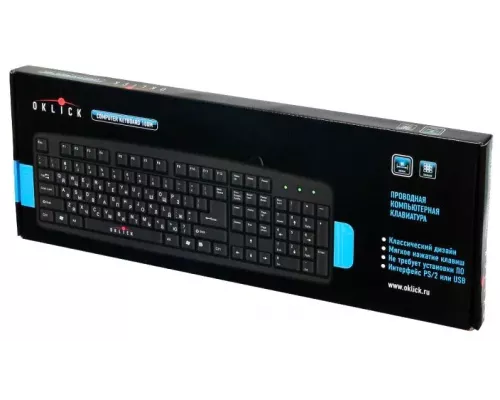 Клавиатура OKLICK 100M черный