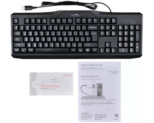 Клавиатура OKLICK 170M черный