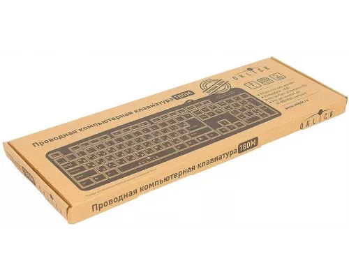 Клавиатура OKLICK 180M черный USB