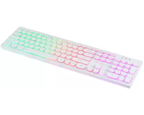 Клавиатура OKLICK 420MRL белый