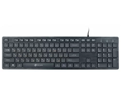 Клавиатура OKLICK 520M2U черный/черный