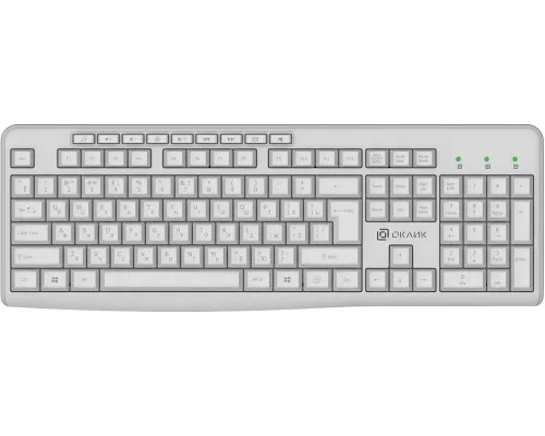 Клавиатура OKLICK K225W белый