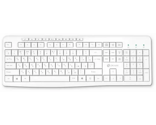 Клавиатура OKLICK K225W белый