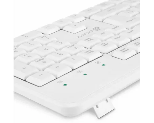 Клавиатура OKLICK K225W белый