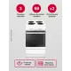 Кухонная плита HANSA FCEW53000 белый