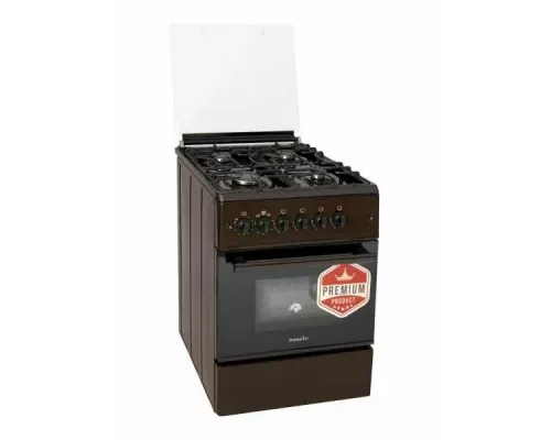 Кухонная плита SMILE SM6GE130 темно-коричневый