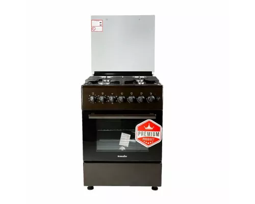 Кухонная плита SMILE SM6GE131 темно-коричневый