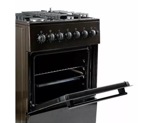 Кухонная плита SMILE SM6GE131 темно-коричневый