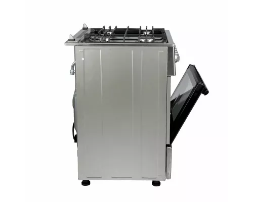 Кухонная плита SMILE SM6GE141 нерж/серый