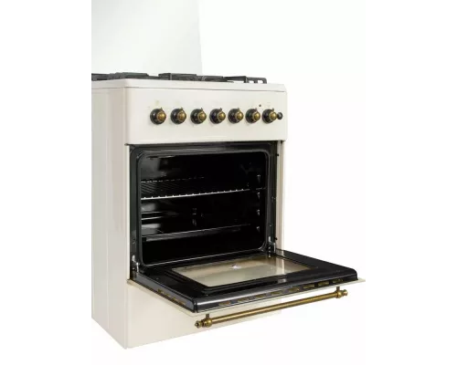 Кухонная плита SMILE SM6GER210 бежевый ретро