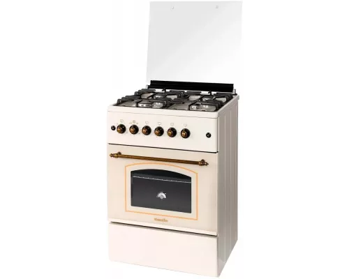 Кухонная плита SMILE SM6GR120 бежевый ретро