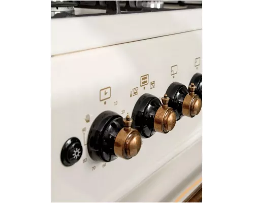 Кухонная плита SMILE SM6GR120 бежевый ретро