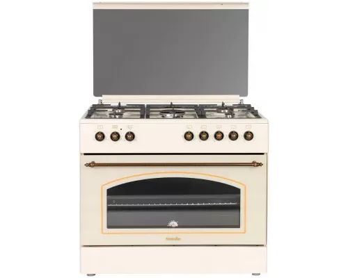 Кухонная плита SMILE SM9GER300 бежевый ретро