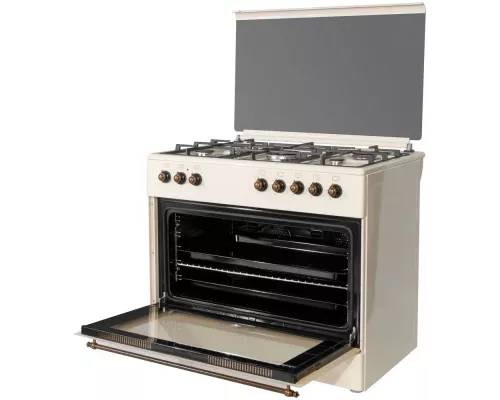 Кухонная плита SMILE SM9GER300 бежевый ретро