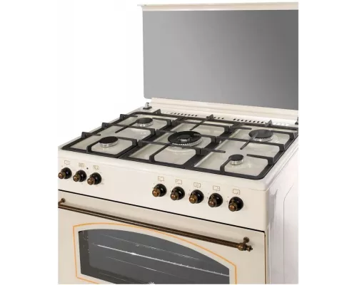 Кухонная плита SMILE SM9GER300 бежевый ретро