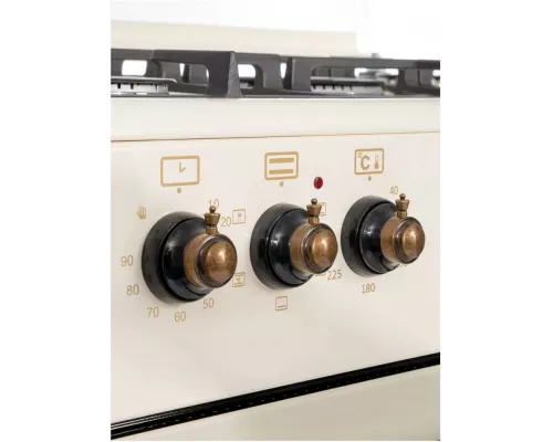 Кухонная плита SMILE SM9GER300 бежевый ретро