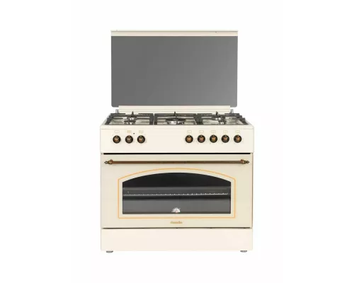 Кухонная плита SMILE SM9GER310 бежевый ретро