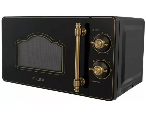 Микроволновая печь LEX FSMOM.02BL черный ретро