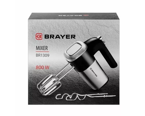 Миксер BRAYER BR1309 черный сталь