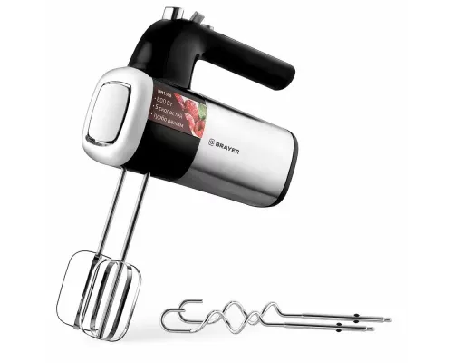 Миксер BRAYER BR1309 черный сталь