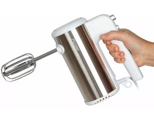 Миксер PIONEER MX340 белый/серебро