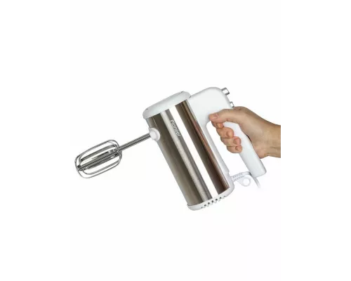Миксер PIONEER MX340 белый/серебро