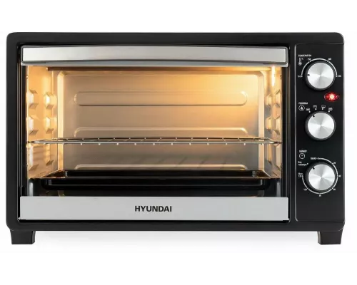 Мини-печь HYUNDAI MIO-HY074 серебристый/черный