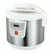 Мультиварка SUPRA MCS-4114 серебристый/белый