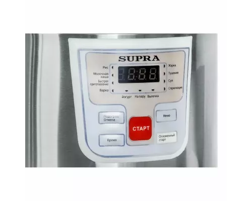 Мультиварка SUPRA MCS-4114 серебристый/белый