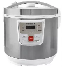 Мультиварка SUPRA MCS-4115 серебристый/белый
