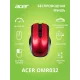Мышь ACER OMR032 черный/красный