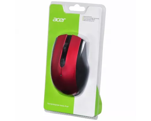 Мышь ACER OMR032 черный/красный